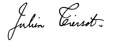 signature Tiersot