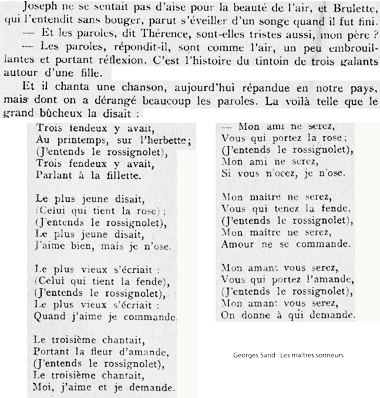 Texte Les maîtres sonneurs George Sand