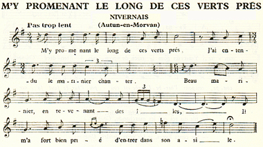 Chanson traditionnelle nivernais