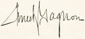 Signature Ernest Gagnon