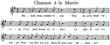 chansons pour un mariage