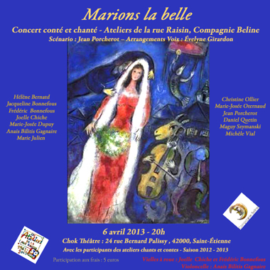 Spectacle "Marions la belle"