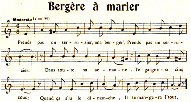 Bergère à marier - Barbillat et Touraine